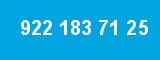 922 183 71 25